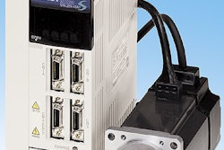 The servo motor/drive combination used in the machine.