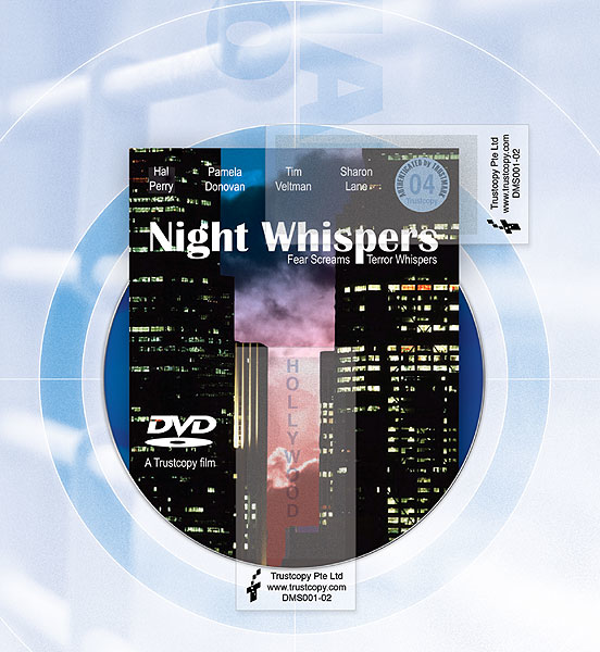 A digital watermark provides a covert authentication method that can be confirmed by a simple 'lens key ' as shown for this DVD