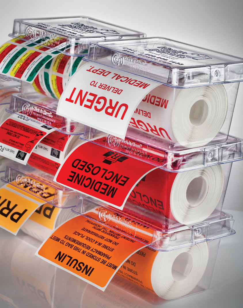 nsertion of roll labels is greatly simplified while dispensing of labels by healthcare professionals is also improved by the new package.