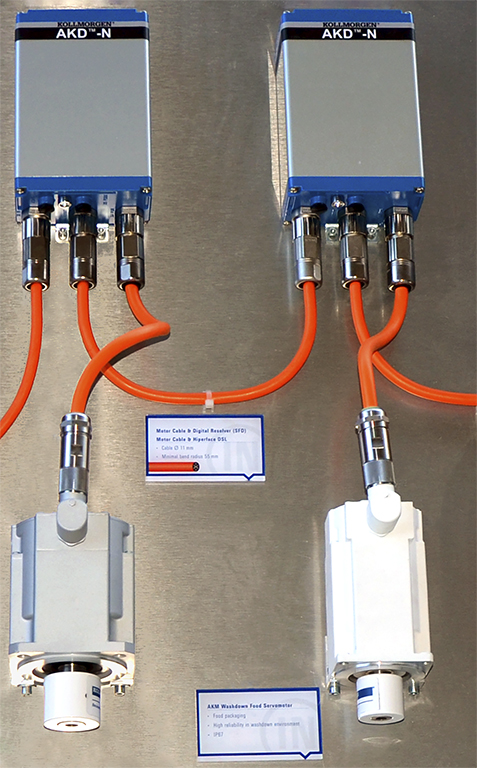 Compact servo drive system