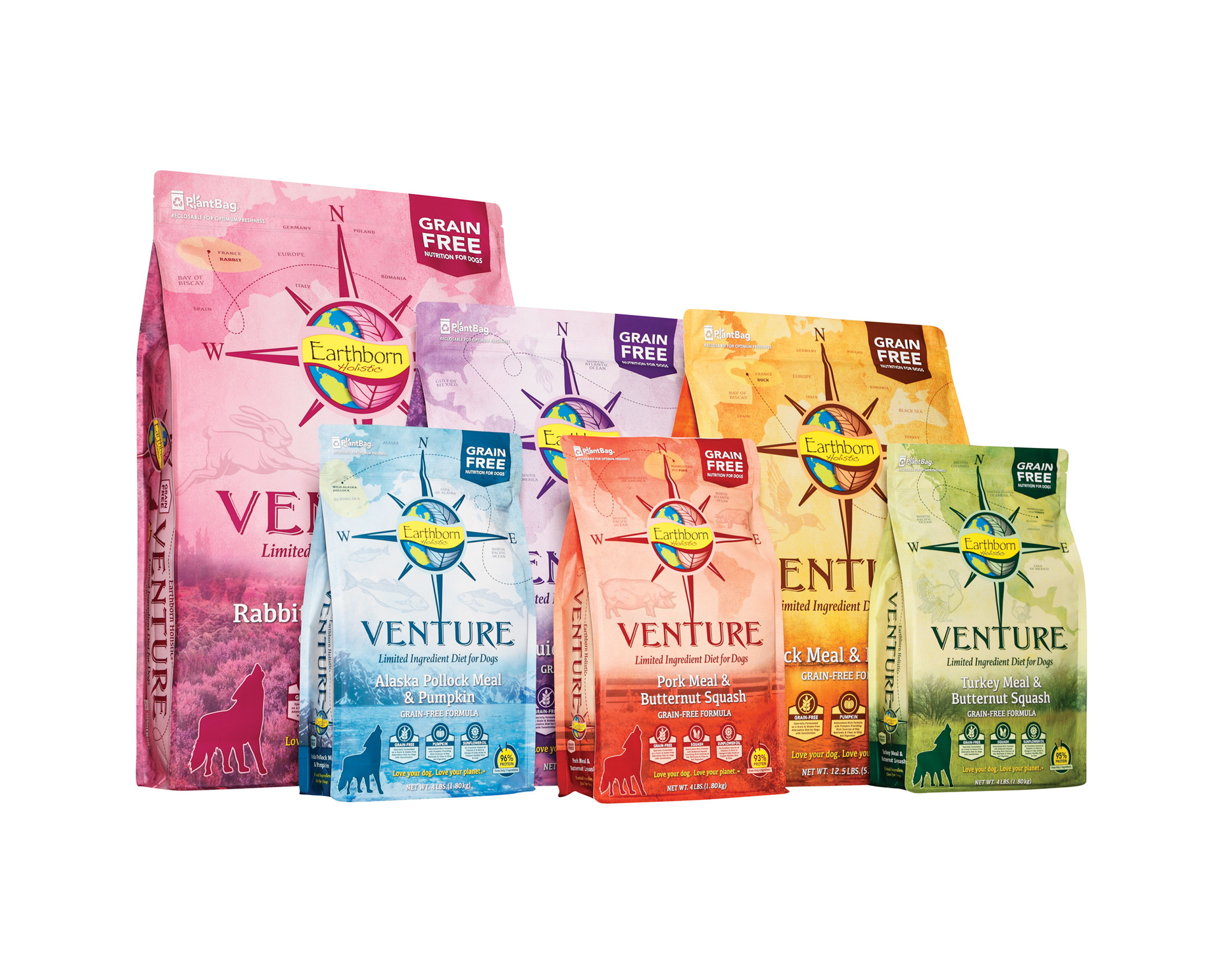 The Midwestern Pet Foods-branded PlantBag is constructed of at least 30% bio-based PE extruded with fossil fuel-based PE.