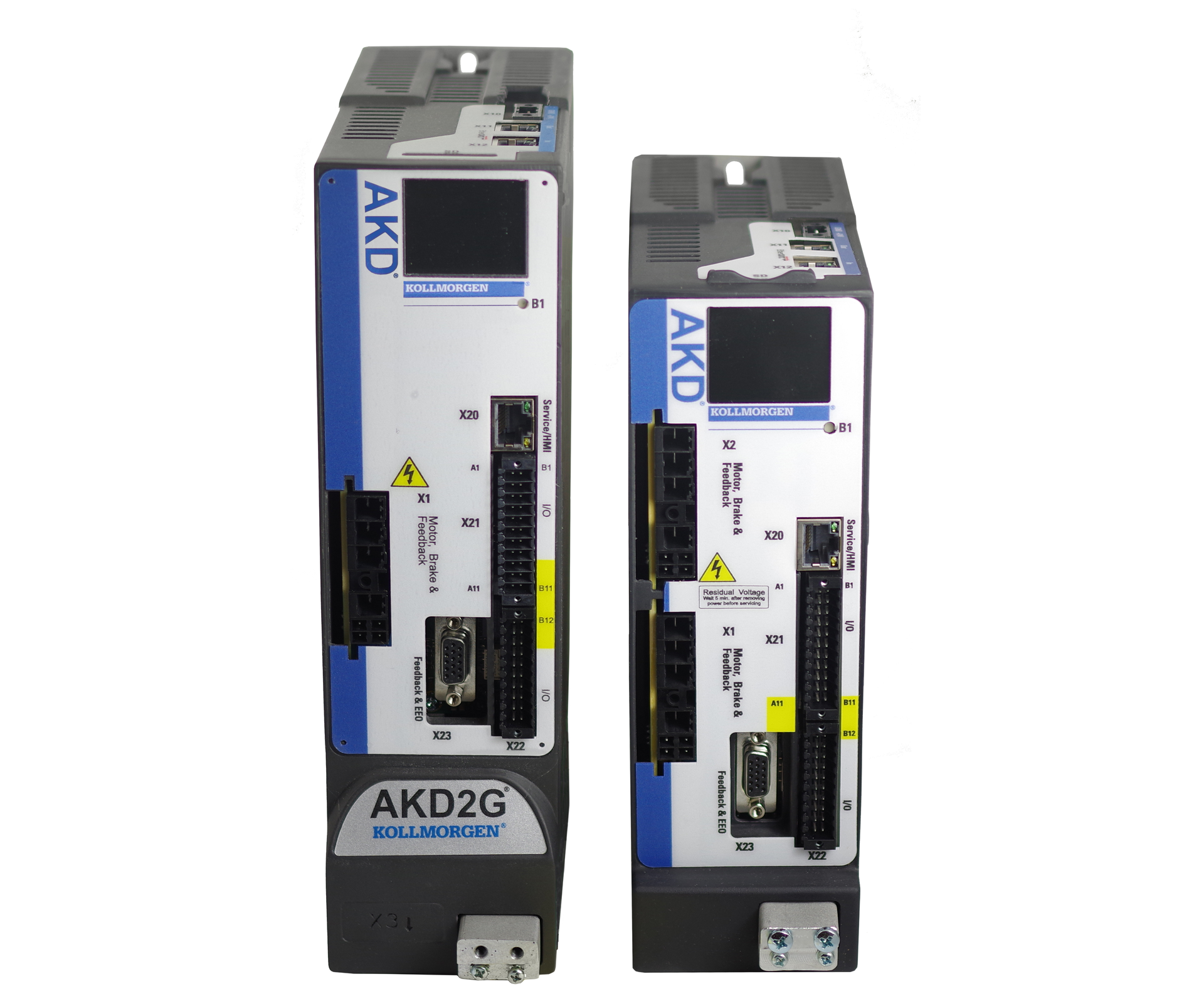 According to Kollmorgen, the dual-axis AKD2G is one of the most power-dense industrial servo drives on the market.