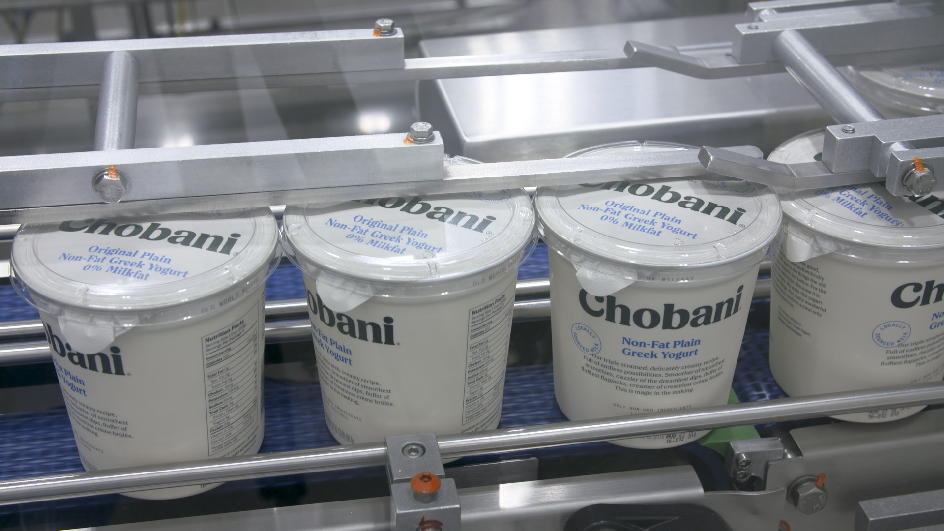 Chobani uses the Ignition platform at its three manufacturing plants in Idaho, New York and Australia to improve efficiency and productivity as it expands globally. Photo courtesy of Inductive Automation.