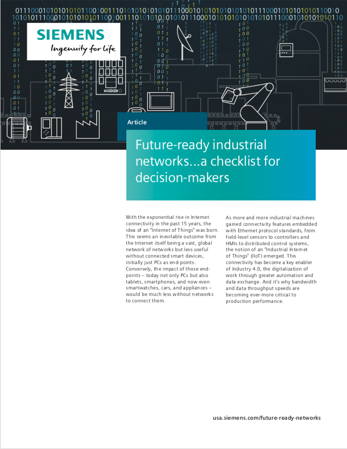 Siemens White Paper