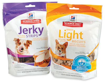 Technical Innovation & Sustainability—Hill's All PE 'Recyclable' Pet Treat Bags, Plastic Packaging Technologies, LLC