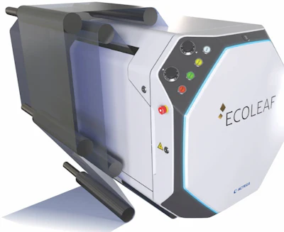 The metallization module shown here can be integrated into any analog press, digital press, or finishing equipment.