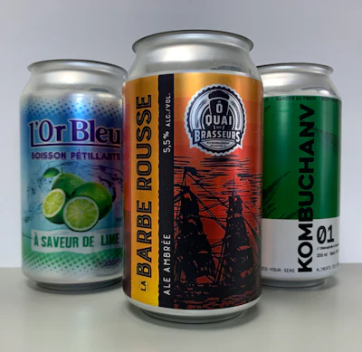 Water, craft brew, and Kombucha are beverage markets uniquely suited for direct digital print on cans.