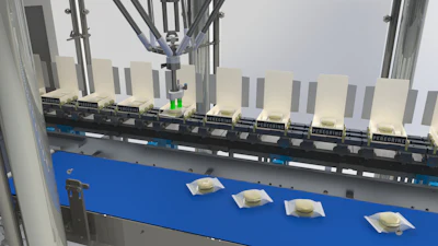 JLS Automation’s Peregrine robotic cartoner offers features that make it suitable for placing naked or packaged products into cartons.