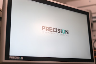 A CPX3721 Panel PC offers optimal operator interface in the field with certifications for hazardous environments and custom Precision Extraction Systems branding.