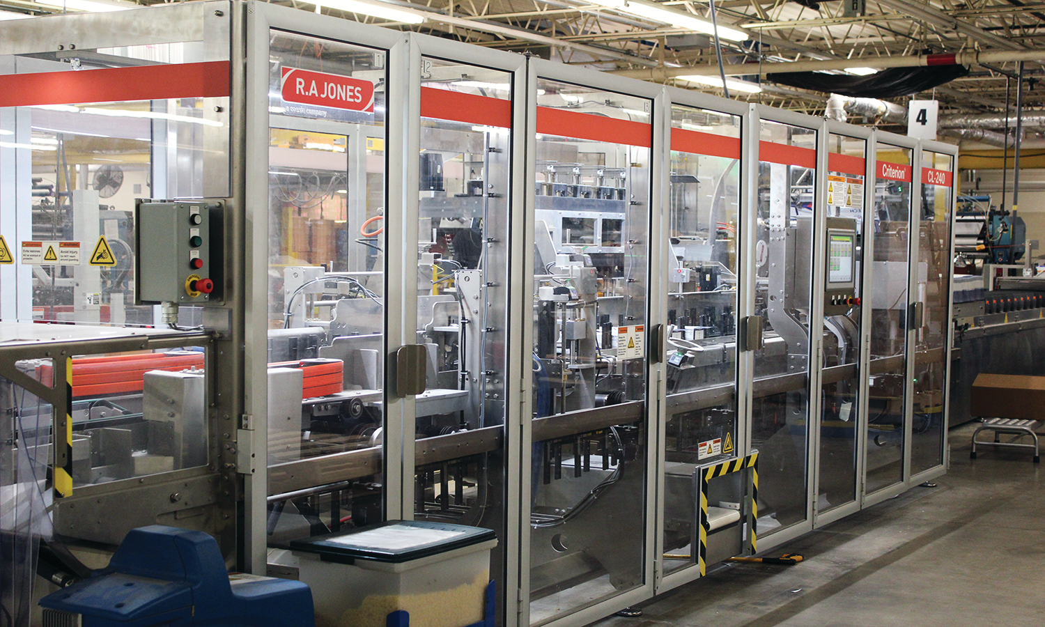 Horizon&rsquo;s Tillson says the versatile Criterion CL-240 cartoner was enhanced with safety features, which allow its blind employees to successfully operate the machinery.