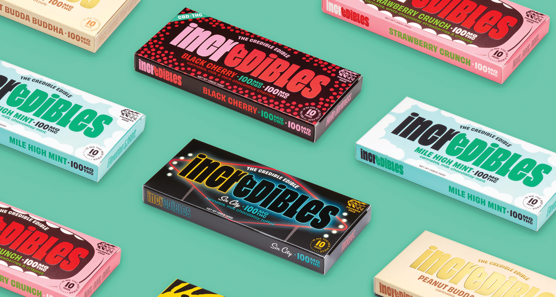 Along with more universal SKUs, each state in Green Thumb's market gets its own hyper-local chocolate bar variety.