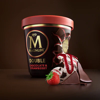 Unilever’s Magnum ice cream brand is the first in the category to use recycled plastic in its packaging. In August 2020, it rolled out 7 million tubs made from 100% certified circular PP throughout Europe.
