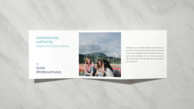 Gift card customization via digital printing allows for entirely unique, batch-size-one gifting.