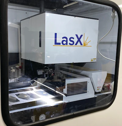 Immediately upstream is the LasX system.