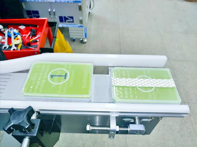 The company opted for HERMA Basic applicators for nine packaging lines, applying 300mm-long top labels for product identification and tamper evidence, as well as a label on the side of the kit&rsquo;s box.