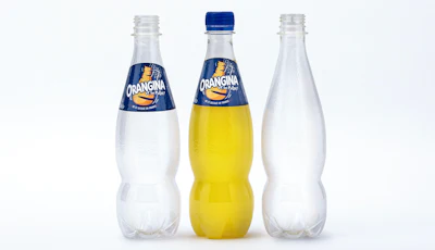 Suntory's 100% bio-based bottle prototype was produced for the company’s Orangina brand in Europe as well as its Suntory Tennesui mineral water in Japan.