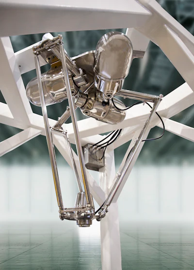 The DR-3iB/6 STAINLESS is Fanuc’s first stainless steel, food-grade delta robot.