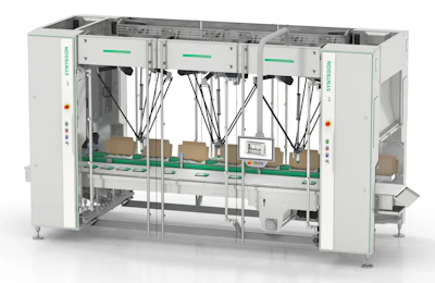Syntegon’s RPP Robotic Pick & Place platform uses a modular system of cells to handle a number of packaging applications.