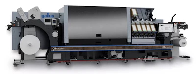 The Gallus One is the first fully digital label press from Heidelberg.