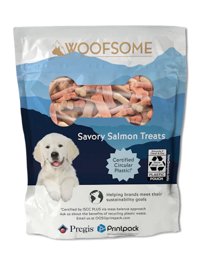 The Preserve PE Advanced Recycled Content PE Pouch is not only recyclable after use, but also contains 30% PCR material obtained through advanced recycling technologies.