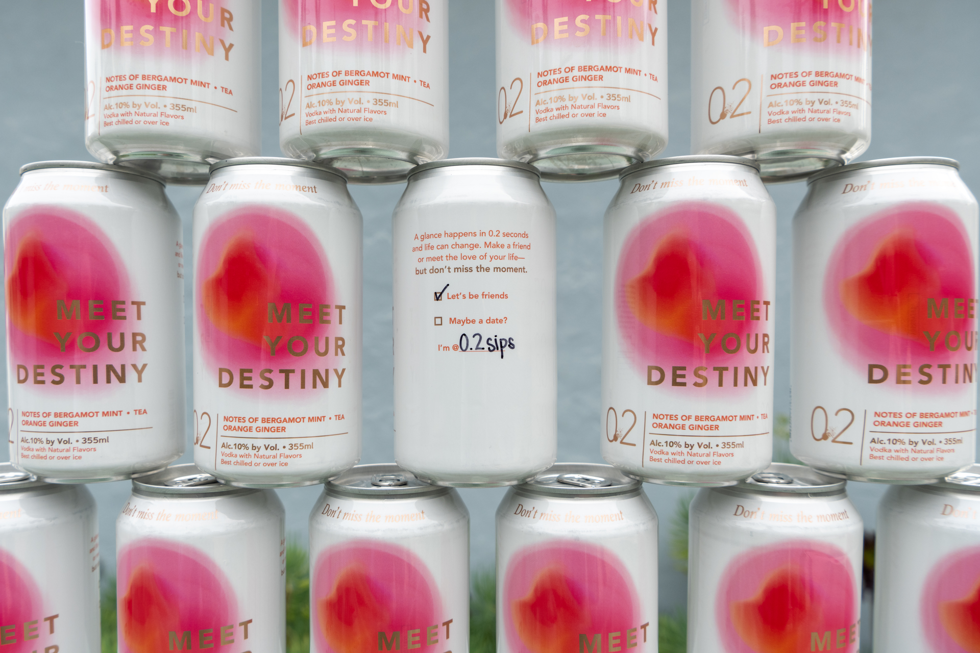 Meet Your Destiny comes in a 12-oz can, designed for sharing, that offers room on the back to connect with other consumers.