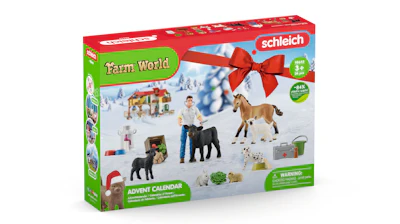 With the holidays coming up fast, packaged toys like this playset with action figures were selling fast with special consideration for a Christmas-day deadline.