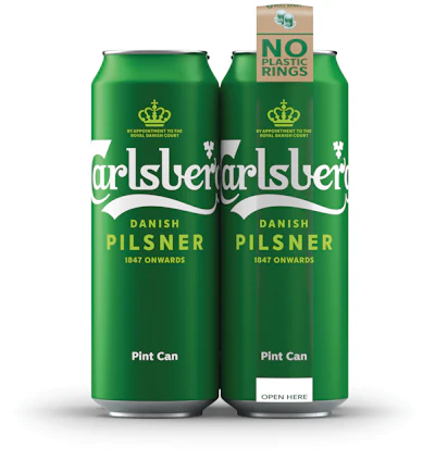 Getting the adhesive formulation right was one of the challenges that had to be met as Carlsberg optimized this snap-pack format.