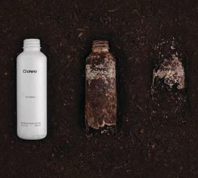 LA organic grocer Erewhon is the first retailer to stock Cove's fully biodegradable water bottles.