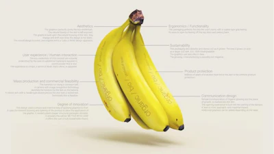 Totally Bananas packaging by Max Gubbins