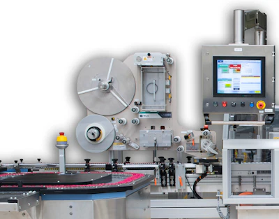 Weiler Labeling Systems temperature-sensitive VVM label applicator.