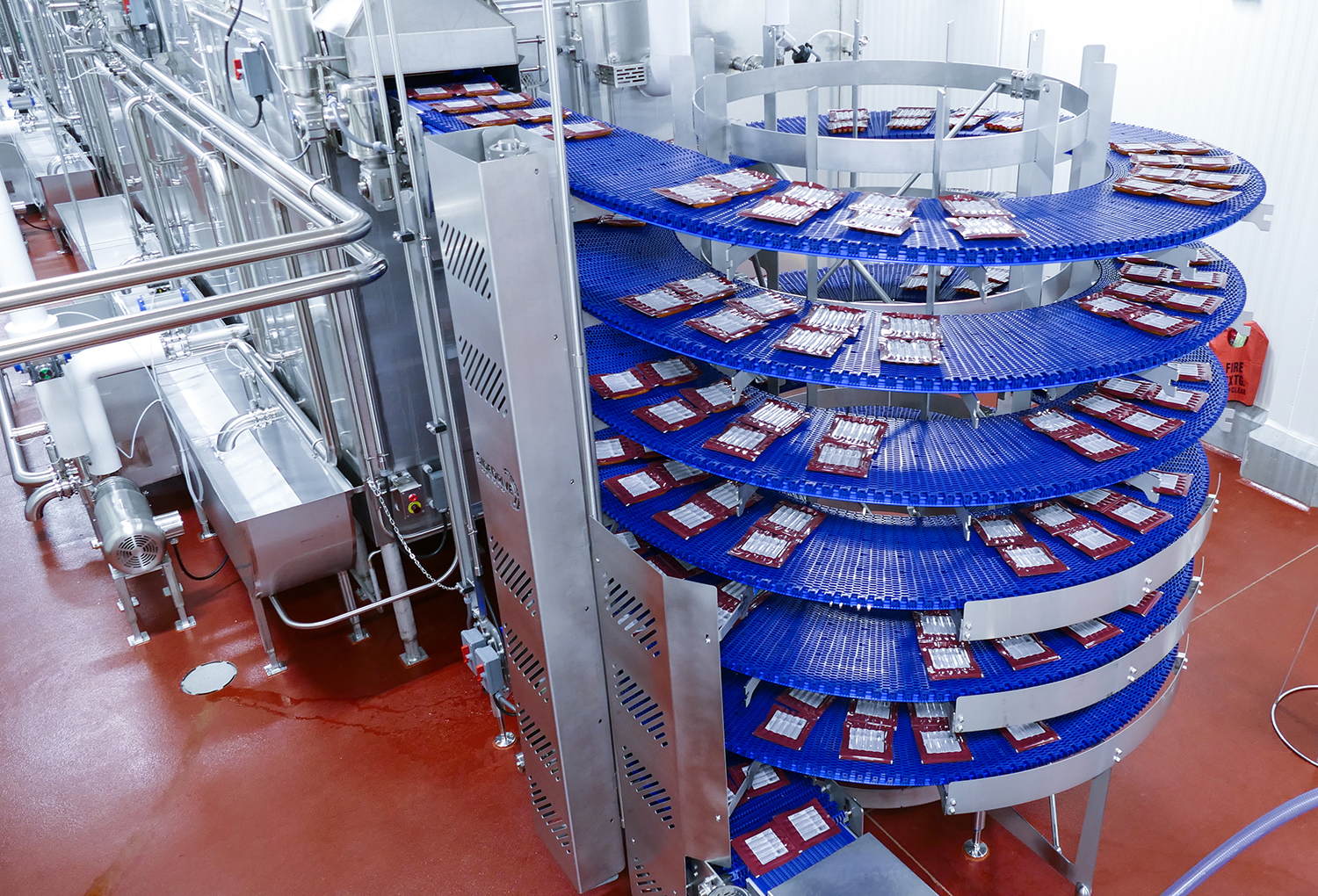 With the Spiral Immersion System, product comes out in an orderly fashion&mdash;the same way it went in.