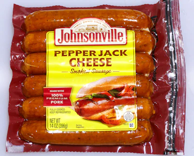 After packaging, Johnsonville sausages go through a cook/pasteurize and chill process before being put into boxes.