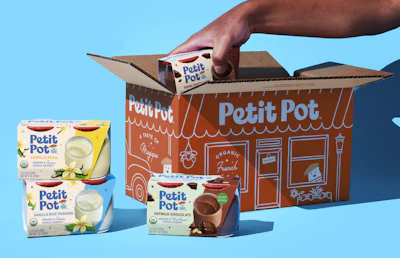 The undecorated jars are either multipacked in two-count packs of two-side printed paperboard overwrap, or single-packed with single-sided printed paperboard overwrap. They're then case packed into printed e-flute corrugated cases.