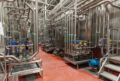 A reverse osmosis system installed for ingredient water is also used to supply feedwater to the steam boilers, reducing blowdown of chemically treated hot water.