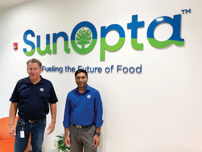 Chris Whitehair (left) and Anil Neti credit a wide range of employees and contractors for the creative solutions that kept the Midlothian project on schedule.