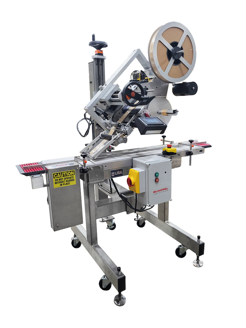 The applicator is designed to automatically apply Do-It Roll Form Hang Tabs at speeds to 100 packages/min and can be adjusted to apply a variety of different Do-It Hang Tabs styles onto various package sizes and shapes.