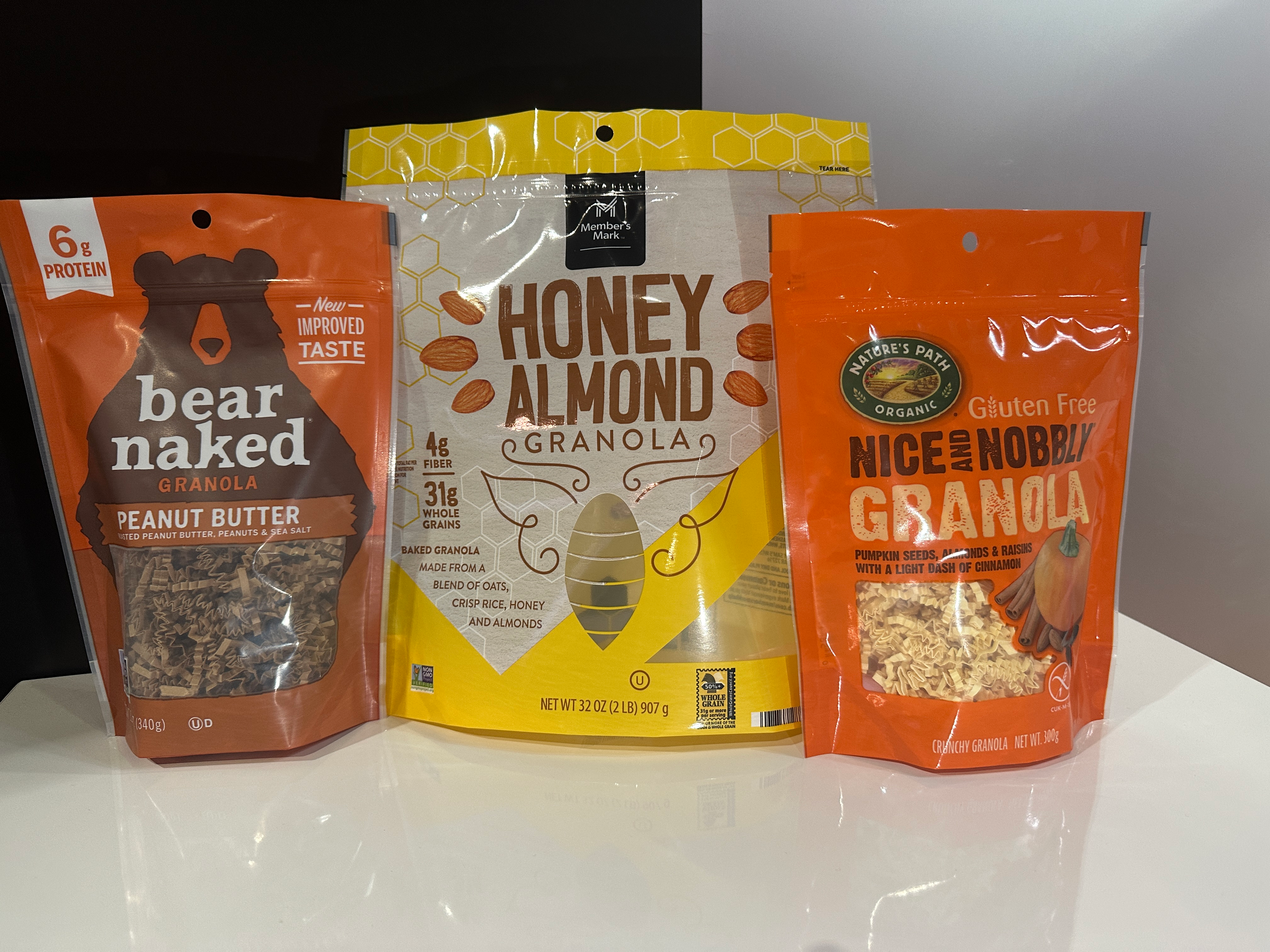 Kellogg's, Sam's Club Member's Mark, and Nature's Path are all brands or store brands who have switched to recyclable monomaterial BOPE pouches from TC Transcontinental for some applications.