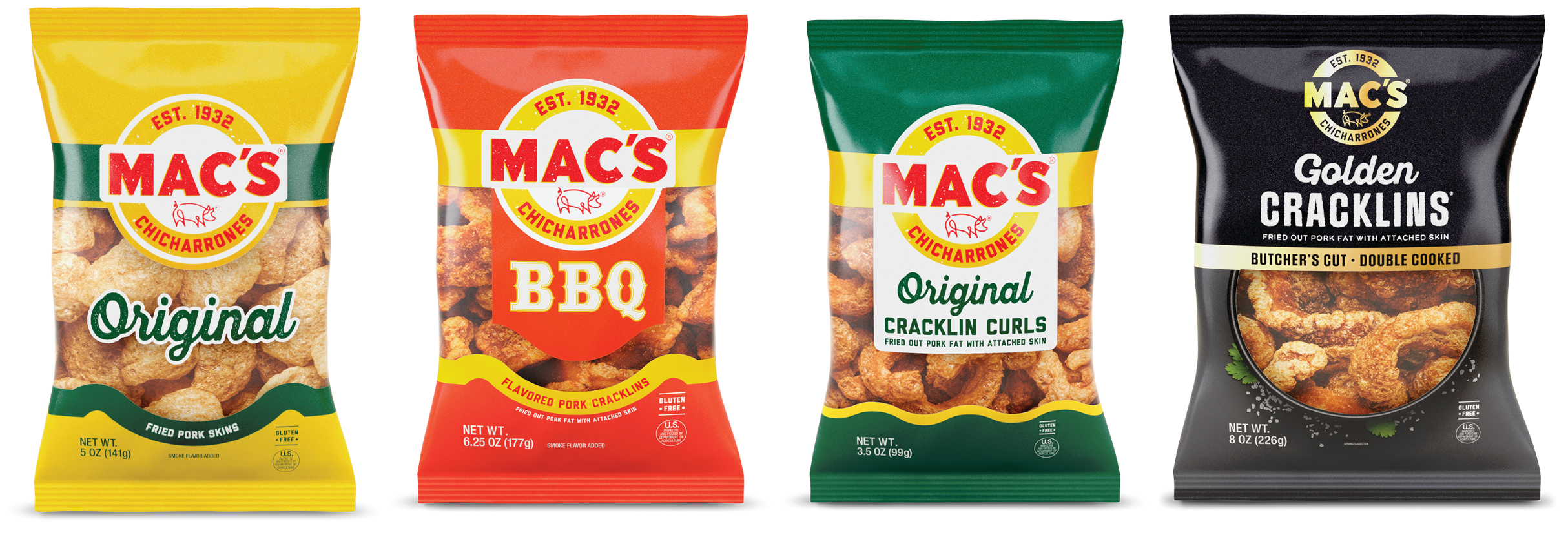 Mac&rsquo;s Chicharrones, Turkey Creek Snacks, and P&ouml;rq are Benestar&rsquo;s own brands. The company also produces pork rinds as a CM/CP for private label.