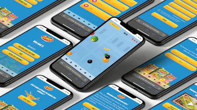 A QR code on the packaging whisks consumers away to a web app-based connected experience tailored to accomplish specific goals, like introducing a tethered cap.