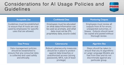 CPGs should consider implementing these AI governing polices.