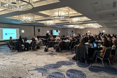 Dozens of attendees listened in on Koh-Fallet's presentation at the November 2 PFAS even in Madison, WI.