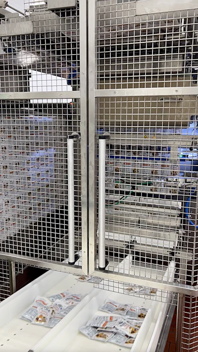 The sachets are produced in a range of sizes, including a 1.5-in. pouch, a narrow pouch, and a 3-in. wide pouch in an array of flexible packaging substrates.