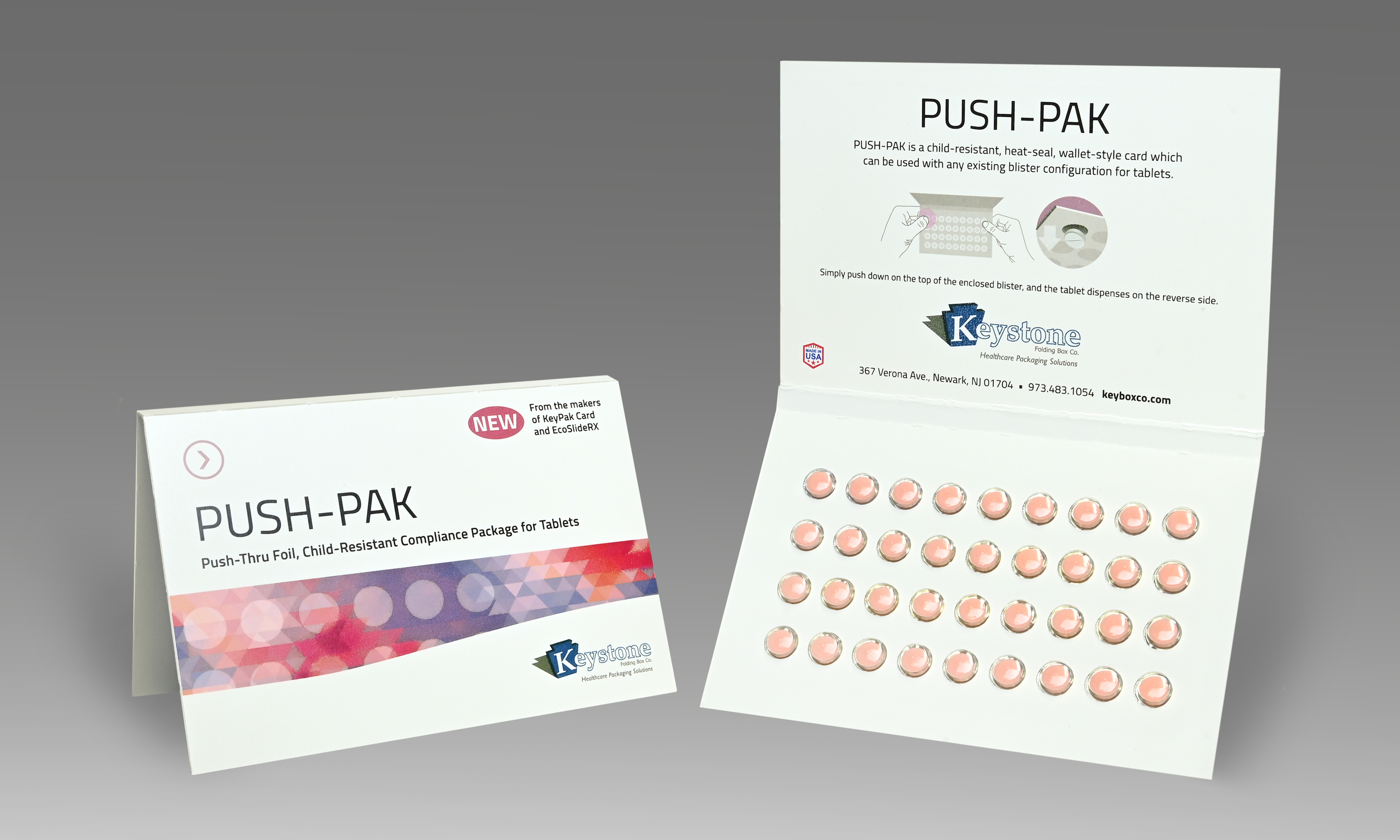 Push Pak From Keystone Folding Box Co