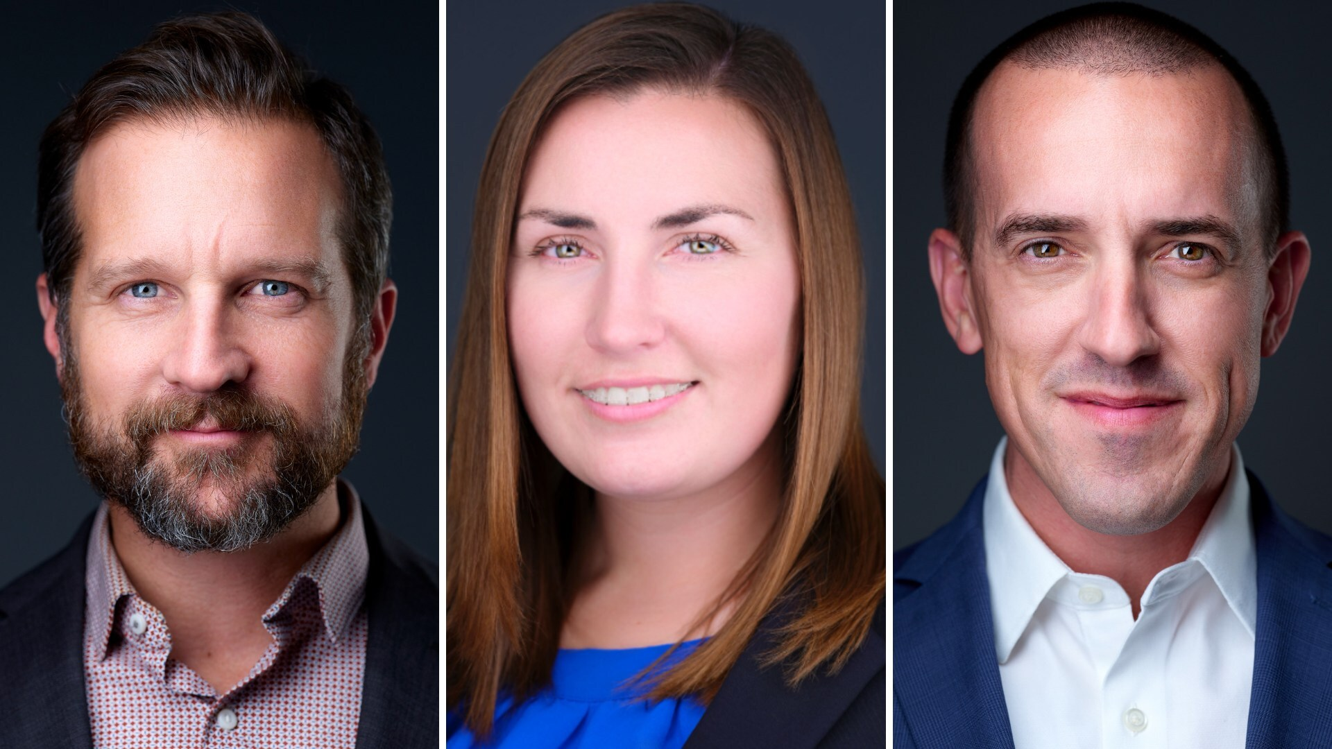 Viking Masek's Executive Team (from left): Ty Weinhold - COO, Nicole Piontek - CFO, Bryan Lacy - CRO