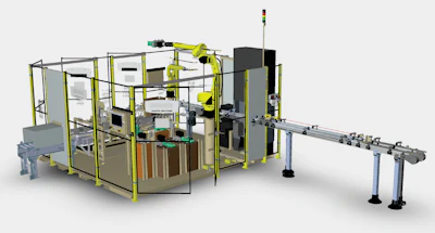 Schneider’s fully automated Robotic Case Packer