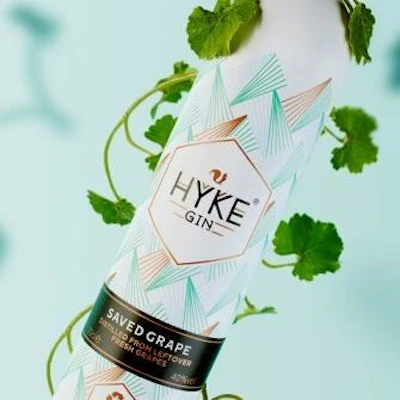 Hyke's new aluminum spirit bottle is made entirely from PCR materials.