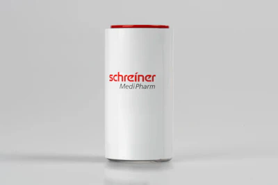 he opaque label completely wraps around the container and offers optimal light protection.