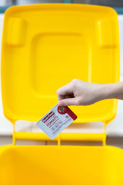 After use, Australian consumers can now put the empty paper-based pack in a recycling bin instead of general waste. The new MasterFoods paper-based packs, stakeholders say, make it easy for consumers to recycle without compromising on the taste of the tomato sauce.