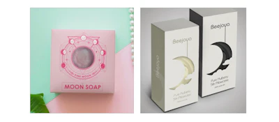 Designs by Alpha Creative (l.) and StanBranding