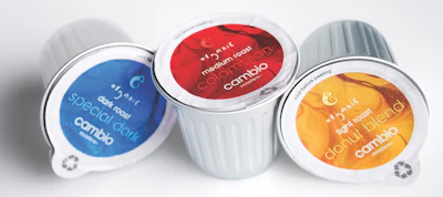 Cambio’s aluminum pod is a proprietary material structure that provides requisite brew-ability, barrier performance, shelf life, and recyclability. The pod’s ‘flavor ridges’ in the walls of the pod help extract maximum flavor from the coffee.
